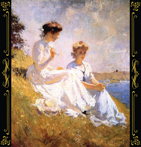 Frank Weston Benson, Elizabeth and Anna, 1909
