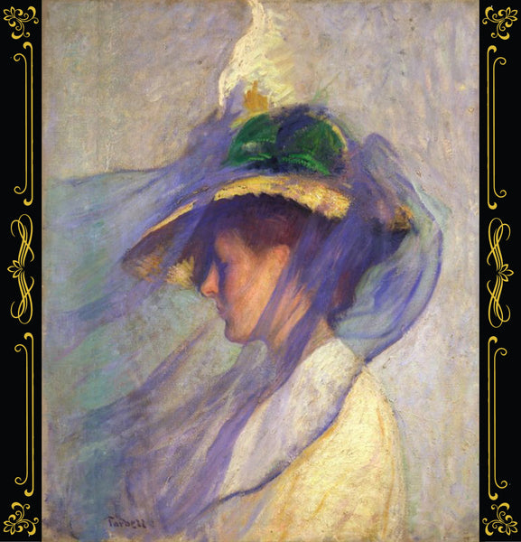 Edmund Charles Tarbell - The Blue Veil, 1898