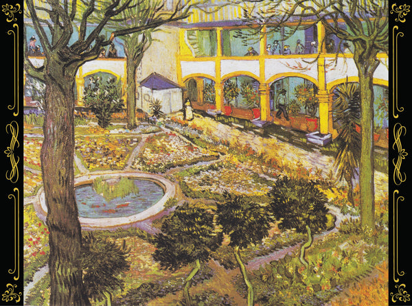 Van Gogh - The Courtyard of the Hospital at Arles, 1889